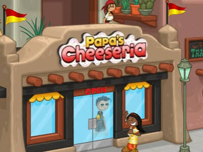 Cheeseria storefront scene